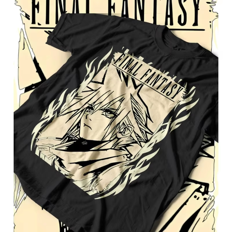 Retro Gaming T Shirt - ファイナルファンタジーVII リバース FF7 Tシャツ ヴィンテージ レトロ