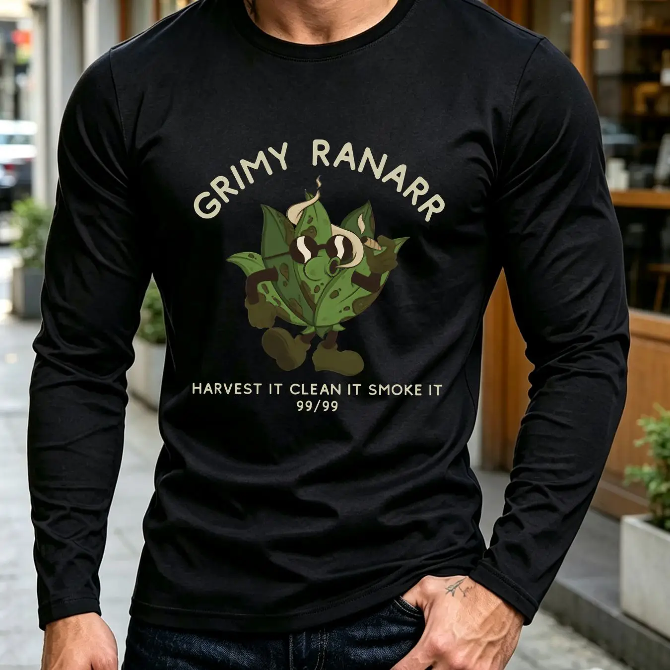 洗い加工を施したTシャツ。グリミー・ラナール・クラシック・O - Retro Gaming T Shirt のレビューと価格