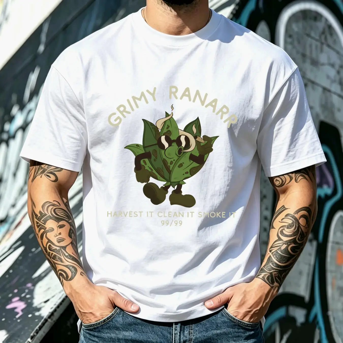 洗い加工を施したTシャツ。グリミー・ラナール・クラシック・O - Retro Gaming T Shirt のレビューと価格