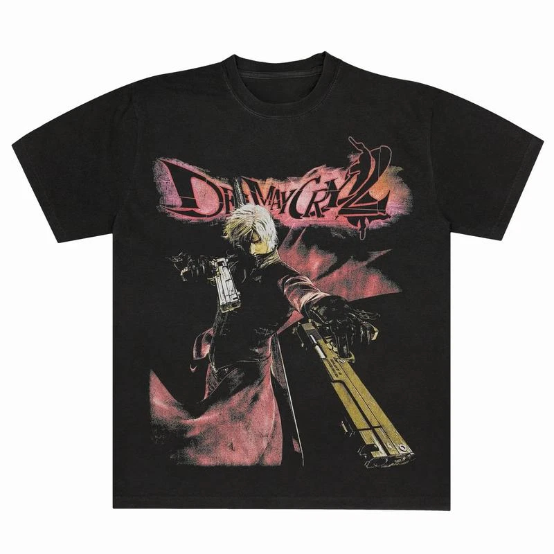 デビルメイクライ 2 ダンテ Tシャツ ゲームテーマギフト  - Retro Gaming T Shirt のレビューと価格