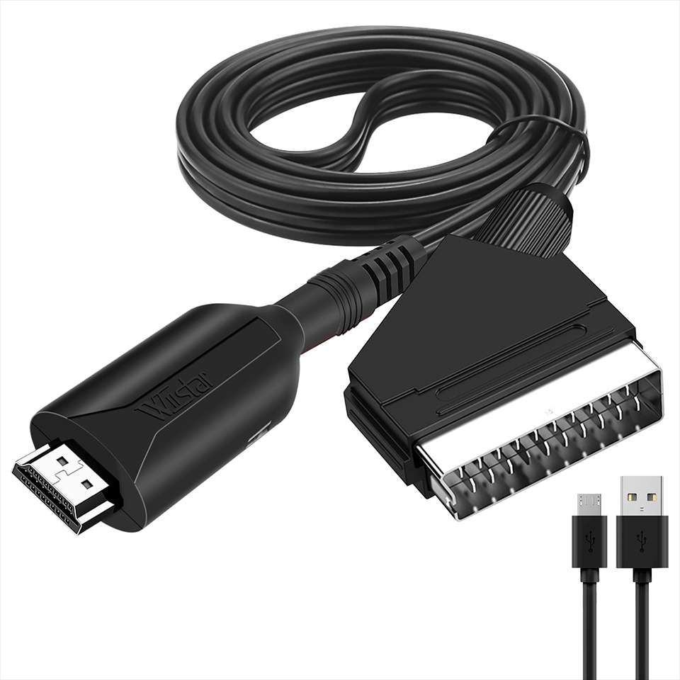 1080P HD HDMI 互換 SCART ビデオ オーデ - Scart To Hdmi のレビューと価格